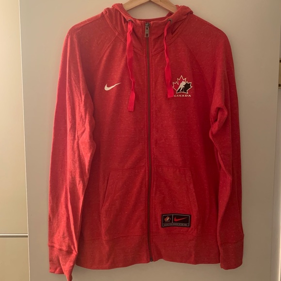 Nike Sweaters - Nike Team Canada Women’s Gym Vintage Full Zip Top